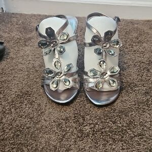 Elegant Cobalt/Nickel Women's Heels